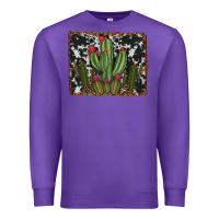 Purple aztec cowhide cacti Premium Sweatshirt - RanaPortraitStore