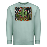 Seafoam aztec cowhide cacti Premium Sweatshirt - RanaPortraitStore