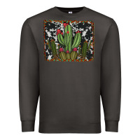 Smoke aztec cowhide cacti Premium Sweatshirt - RanaPortraitStore
