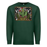 Sports Green aztec cowhide cacti Premium Sweatshirt - RanaPortraitStore