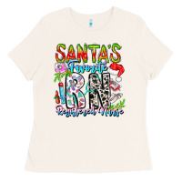 Bone Santa's Favorite RN Registered Nurse Ladies Tee - CowhideDigitalArt
