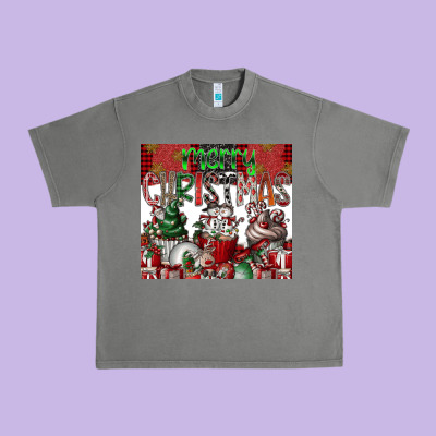 Merry Christmas Urban Heavy Tee Designed By Cowhidedigitalart