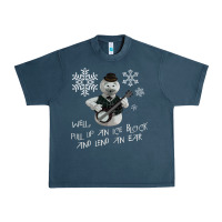 Midnight Navy sam the snowman from rankin bass rudolph the red nosed reindeer Urban Heavy Tee - linhVisuals