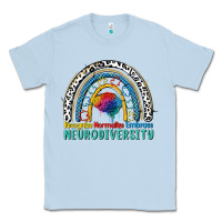 Dusty Blue Recognize normalize embrace neurodiversity Autism Classic Tee - FaDigitalArtStudio