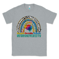 Heather Grey Recognize normalize embrace neurodiversity Autism Classic Tee - FaDigitalArtStudio