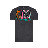 Vintage Black gigi bunny Vintage Tee - CowhideDigitalArt
