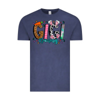 Vintage Denim gigi bunny Vintage Tee - CowhideDigitalArt