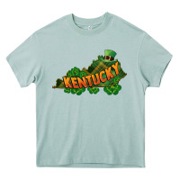 Kentucky Map St. Patrick's Day Heavy Core Tee | Teevron