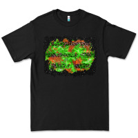 Black halloween leopard lines background Premium Tee - BundleAndBundleShop