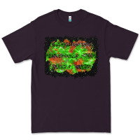 Plum halloween leopard lines background Premium Tee - BundleAndBundleShop