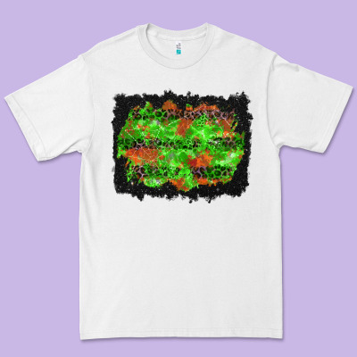 Halloween Leopard Lines Background Premium Tee Designed By Bundleandbundleshop