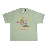 Oil Green the burgermeister home of the meister burger Urban Heavy Tee - linhVisuals