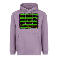 Lavender halloween with bat backround Heavyweight Hoodie - RanaPortraitStore