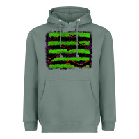 Sage halloween with bat backround Heavyweight Hoodie - RanaPortraitStore