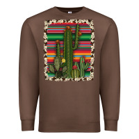 Chestnut serape cowhide cacti Premium Sweatshirt - RanaPortraitStore