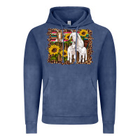 Vintage Denim gats baby gots sunflowers wooden serape leopard Vintage Hoodie - Artiststas