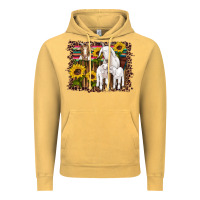 Vintage Mustard gats baby gots sunflowers wooden serape leopard Vintage Hoodie - Artiststas
