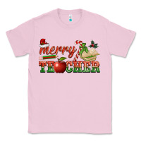 Bubblegum Pink merry teacher Classic Tee - BarkalooDesign