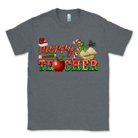 Charcoal Heather merry teacher Classic Tee - BarkalooDesign