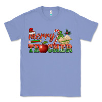 Colony Blue merry teacher Classic Tee - BarkalooDesign