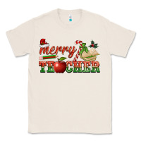 Natural merry teacher Classic Tee - BarkalooDesign