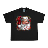 Black merry Christmas santa Urban Heavy Tee - CowhideDigitalArt