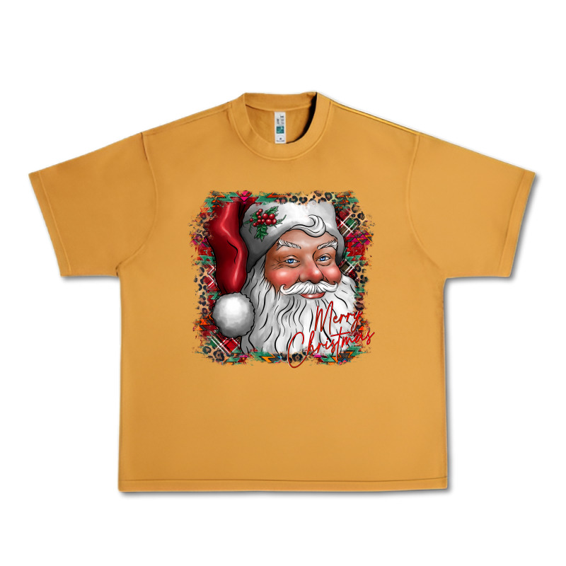 Merry Christmas Santa Urban Heavy Tee by CowhideDigitalArt | Teevron