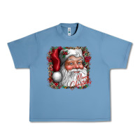 Pebble Blue merry Christmas santa Urban Heavy Tee - CowhideDigitalArt