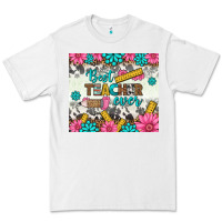White best teacher ever tumbler Premium Tee - BundleAndBundleShop