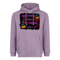 Lavender halloween witch hat backround Heavyweight Hoodie - RanaPortraitStore