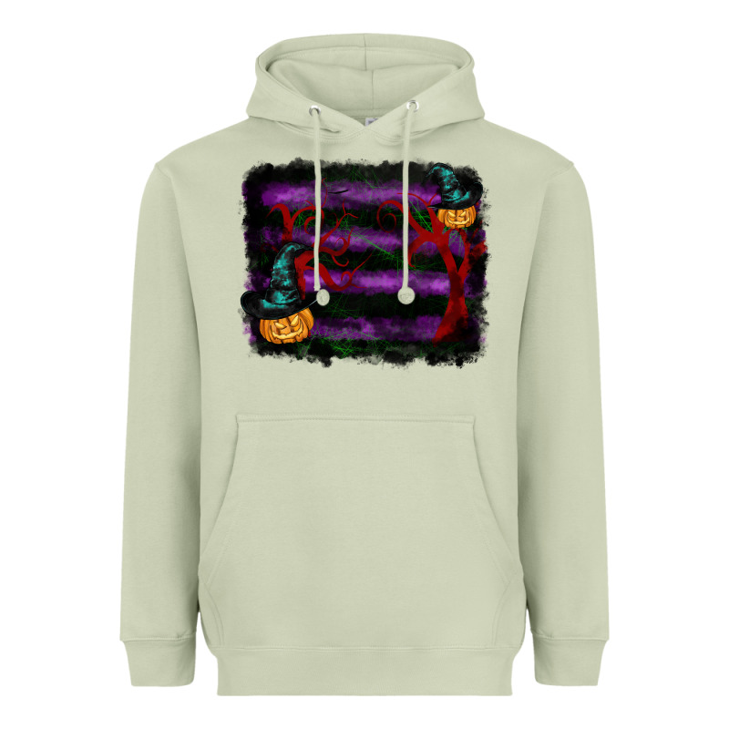 Halloween Witch Hat Backround Heavyweight Hoodie by RanaPortraitStore | Teevron
