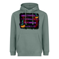 Sage halloween witch hat backround Heavyweight Hoodie - RanaPortraitStore