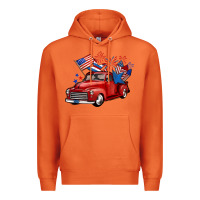 Carrot american truck 4th of july Premium Hoodie - BarkalooDesign