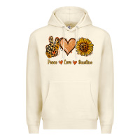 Sandshell Peace Love Sunshine Premium Hoodie - Jasminsmagicworld