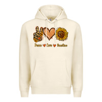 Tofu Peace Love Sunshine Premium Hoodie - Jasminsmagicworld