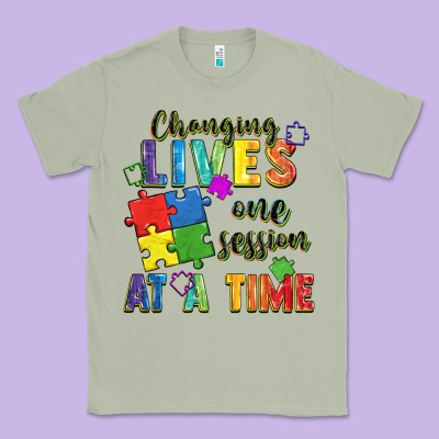 Changing Lives One Session At A Time Classic Tee Designed By Fadigitalartstudio