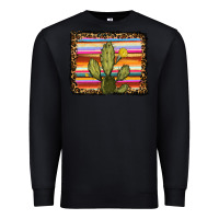 Black serape leopard cactus Premium Sweatshirt - RanaPortraitStore