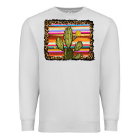 Dove Grey serape leopard cactus Premium Sweatshirt - RanaPortraitStore