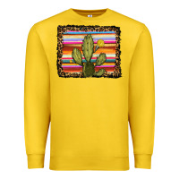 Lemon serape leopard cactus Premium Sweatshirt - RanaPortraitStore