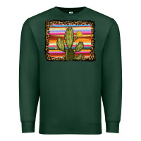 Sports Green serape leopard cactus Premium Sweatshirt - RanaPortraitStore