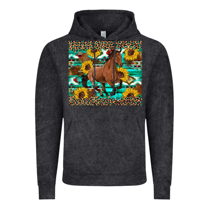 Western Horse Sunflowers Vintage Hoodie by Artiststas | Teevron