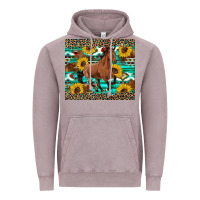 Vintage Zinc western horse sunflowers Vintage Hoodie - Artiststas