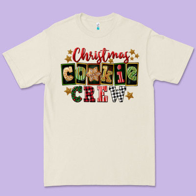 Christmas Cookie Crew Premium Tee Designed By Fadigitalartstudio