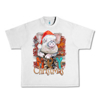 Lunar Rock merry Christmas pig Urban Heavy Tee - CowhideDigitalArt