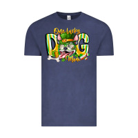 Vintage Denim st patricks day dog mom Vintage Tee - CowhideDigitalArt