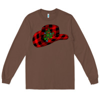 Chestnut cowboy christmas Long Sleeve Tee - CowhideDigitalArt