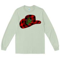 Matcha cowboy christmas Long Sleeve Tee - CowhideDigitalArt