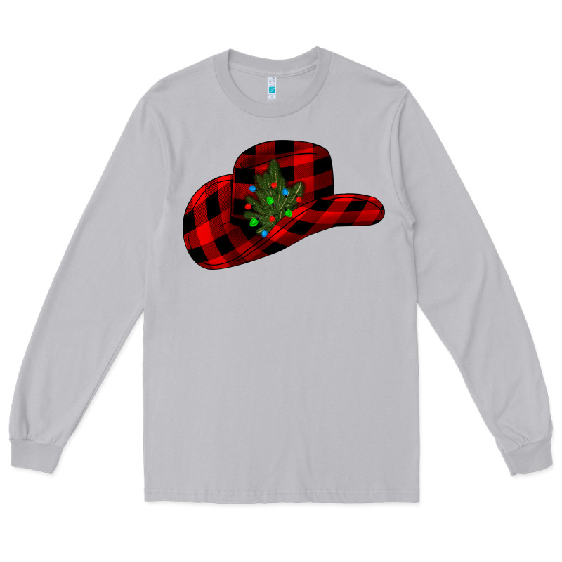 Cowboy Christmas Long Sleeve Tee by CowhideDigitalArt | Teevron