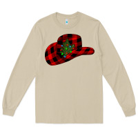 Mushroom cowboy christmas Long Sleeve Tee - CowhideDigitalArt