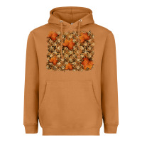 Meerkat autumn leafe backround Heavyweight Hoodie - RanaPortraitStore